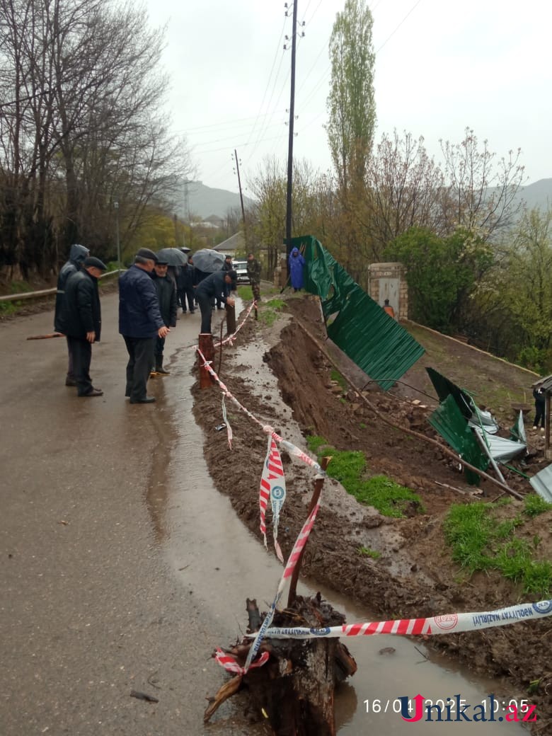 Sel Tovuzda da fəsadlar törətdi - FOTOLAR